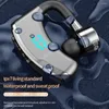 Bluetooth Single Ear Headset LED Display Earphone Noise Cancelling Waterproof Long Standby Time With Mic