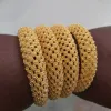 Bracelets de mariage couleur or dubaï pour femmes, Bracelets de mariée éthiopiens/france/africains, bijoux cadeaux