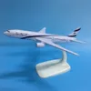 Jason Tutu Plane Model Airplane Israel Boeing B777 Aircraft Model Diecast Metal 1 400 16cm Model Airplanes Plane Toy Gift 240119