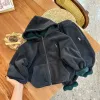 Çocuklar erkek giyim setleri 2pcs hoodie ceket sonbahar kız giysileri set sıcak çocuk takım elbise üst kat pantolon çocuk eşofman cyg24013011-6