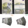 Hela högkvalitativa prop Euro 10 20 50 100 Kopia Toys Fake Notes Billet Movie Money som ser verkliga faux Billet Euro 20 Play Collection A268TB9N4LSZH