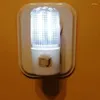 Luces nocturnas UE EE. UU. LED Luz de enchufe Lámpara de emergencia Pared Blanca Sala de estar Dormitorio Pasillo Pasillo Pasillo
