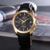 Business Mens Belt 6-stift Full Function Watch