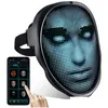 Party Masks Halloween med programmerbar Bluetooth Face BT Telefonkontroll DIY Mess LED Light Mask Drop Delivery Home Garden Festive SUP DH91U