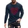 Men's T Shirts Shirt O-Neck Clothing Apparel Outdoor Long Sleeve Print Fashion Designer Vintage Official Store Korean Reviews Many