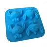 Backformen 4 Sogar Cartoon Stitch Star Baby Silikonformen Kuchen Schokolade Handgemachte Seifenform DIY Küchenzubehör Werkzeuge