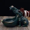 3D Hippo Statue Home Decoration Accessories Desk Sculpture Storage Box Home Decor Figurine Ornament Wedding Party Decorations T200254F