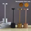 Lampes de table 2024 Lampe rétro USB rechargeable sans fil Night Light Stepless Gradation Chevet El Bar Décoration