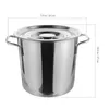 Double Boilers Ear Soup Bucket With Lid Steamer Pot Metal Cooking Stainless Steel Stew Seafood Boil Kitchen Supplies Brine