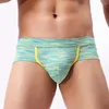 Mutande da uomo sexy convesso sacchetto intimo slip modali a vita bassa forma pantaloncini da uomo un set di 5 colori5PC