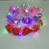 Glow Wreath Flowerband Akcesoria do włosów Dorośli oświetlone zabawki LED Opaski na głowę świąteczne przyjęcie Luminous Flashing Hairband 315 H1 LL
