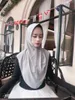 Ethnic Clothing Solid Hijab For Muslim Women Islamic Scarf Arab Shawls Wear Diretly Malaysia Style Pull On