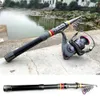 1836m Koolstofvezel Spinning Hengel 13BB Reel Combo Telescopische Pole Kit Max Weerstand 38kg Pesca 240119