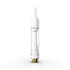 Disposable Full Zirconic Ceramic core Glass Vaporizer Cartridge 1ML Empty Atomizer with Press on Tip