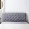 Kadife yatak başlık kapağı kalınlaşan peluş düz renkli yatak başı slipcover elastik her şey dahil her şey dahil anti-yatak arka koruyucu kılıf 240129
