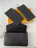 2024 Designer Wallet lady pursetT Discount original boxs card holders ladies handbag Zero wallet with box three-piece