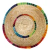 Cão vestuário 16cm acessórios para perros mini cães de estimação chapéu de palha sombrero gato sol praia festa chapéus roupa cachorro