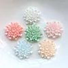 Hobbygereedschappen 10st Gemengde AB Kleur 21mm Hars Bloem Plat Toepassing DIY Bruiloft Plakboek Sieraden Decoratie Bloemen