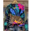 Felpe con cappuccio da donna Animal Leopard Tiger Zebra Felpe 3D Print Fashion Donna Streetwear Pullover a maniche lunghe Y2k Felpa con cappuccio Abbigliamento donna