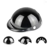 Hundkläder Pet Cat Hjälmar för motorcyklar Cykel Cool Black Abs Plastic Fashion Hand Hjälm Valp Skydda Ridding Cap Supplies292x