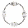 2020 Titanium Stainless Steel 1017 ALYX 9SM Necklace 4 Metal Buckles Hero Chain ALYX Necklace Men Women Accessories Japanese12904