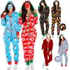 Kvinnor Tracksuits Holiday Home Wear Selling Christmas Pyjamas Hoodie Zipper Plover Jumpsuit SU1914 Drop Delivery Otjyx