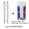 Recharge de stylos effaçables à la chaleur, 5 couleurs, marquage de tissu remplaçable pour Quilting, couture, tissus de couture, tailleurs, 42/40 pièces