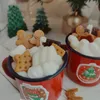 Candela profumata di Natale Creativo fatto a mano Omino di pan di zenzero Marshmallow Aromaterapia Ornamento Regalo Decorazione per la casa 240122