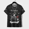 Men's T-Shirts Manga Death Note T Shirt For Men Tee Clothing Fashion Summer Short Sleeve 3D Printed T-shirt Cool Tops Unisex Clothes