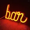 Nachtlichter Bar Pub LED Neonlicht Bier Design Zuhause Mädchen Junge Schlafzimmer Party Tischdekoration Schreibtischlampe Küche Hausbar Dekoration