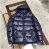 Mens Down Parkas Designers Jackets Men Women Puffer Jacket Classic Pattern Winter Keep Warm Real Feather Outdoor Senior Coats Windproo Otpmv