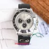 Brand Designer ZF Roless for uomini e donne completamente automatico orologio meccanico Panda Rainbow 4130 Timing multifunzionale con scatola originale 5QGV
