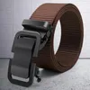 Belts Men Business Casual Trendy Nylon Braided Belt Automatic Buckle Waistband Weave Waist Band Canvas Strap