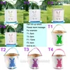 Factory 50pcs lot Easter Basket Ears Bags Kids Candy Gift Egg Hunting Bag Happy Easter Day Party Decoration Tote Bag319y