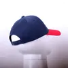 Chapeau de Cosplay Anime Inuyasha, fournitures de fête, broderie soleil bleu avec casquette à visière rouge, taille réglable pour adulte, été