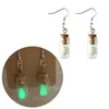 Dangle Earrings Y1UB White Specter In Glass Bottle Glow The Dark