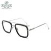 النظارات الشمسية D T 2020 New Fashion Square Seprases Men Women Stark Iron Man Grasses Color Lens Metal Frame عالي الجودة نظارة شمسية فاخرة YQ240131