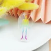 Charms Apeur 10pcs Rainbow Skeleton Man Man Acryl Skull Trumpa Wisiorka do odkryć Jewlery Farring Naszyjnik DIY Making Craft