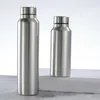 Wasserflaschen 650/1000 ml Edelstahl Sportflasche Thermosbecher Auslaufsicherer Thermosbecher Einwandige Vakuum-Camping-Fitness-Metallflasche