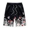 Men's Shorts Y2k Vintage Board For Men Drawstring Double Pocket Swimming Trunks Hawaiian Breeches Knee Casual Daily Beachwear