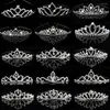 Pinces à cheveux princesse mariée couronne accessoires de mariée pour femmes filles bandeau en cristal bijoux de mariage ornements casque coiffure