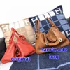 All handmade luxury tote bags 12a mirror quality designer shoulder handbags original TC leather luxury doctor bags LD 26cm 30 gold Customized color with orange box