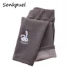 Trousers Children's Winter Leggings Sweet Girls Plus Velvet Baby Thick Warm Children Clothing Infant Slim Pants Clothes