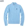 свитер поло свитер мужской дизайнерский свитер мужской Pull rl высокое качество s m l xl 2xl одежда черный белый серый синий