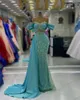 Party Dresses Design Dubai Mermaid aftonklänning Sheer Mesh Sparkly Beading Crystals Sequins Rhinestones Arabiska bröllopspromklänningar