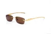 Lunettes de soleil Lunettes de soleil à monture transparente Lunettes de créateur Vintage Femmes Hommes Marque Design Été Nuances Lentilles colorées Alliage Lunettes Nouveau Léopard Mode Venez avec Orig