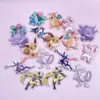 Charms 4.5cm 10 Pieces Kawaii Acrylic Little Animated Cartoon Charm DIY Decorative Bag Earrings Key Ring Patch Jewelry Made