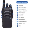 Walkie Talkie 2PCS Baofeng BF-888S UHF 400-470MHz 888s 100km² Long Range Zwei Weg Ham radios Transceiver USB Für Jagd