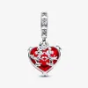 Charms 925 argent Sterling baiser rouge Murano verre balancent breloques ajustement Original européen bracelet à breloques mode femmes mariage Engageme2847