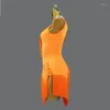 무대웨어 여성 볼룸 댄스 드레스 KPOP 의상 여성복 표준 라틴 라인 의류 피겨 스케이팅 라틴계 소녀 소녀 복장